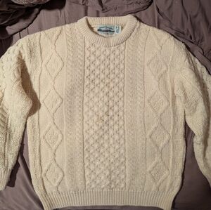 Aran Craft Fisherman Wool Sweater